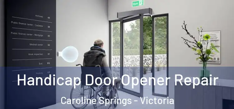 Handicap Door Opener Repair Caroline Springs - Victoria