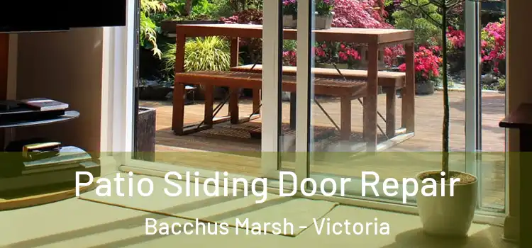 Patio Sliding Door Repair Bacchus Marsh - Victoria