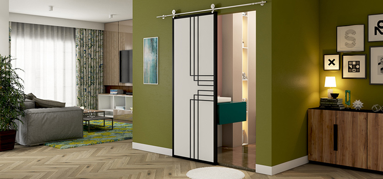 sliding bathroom door installation in Craigieburn, Victoria